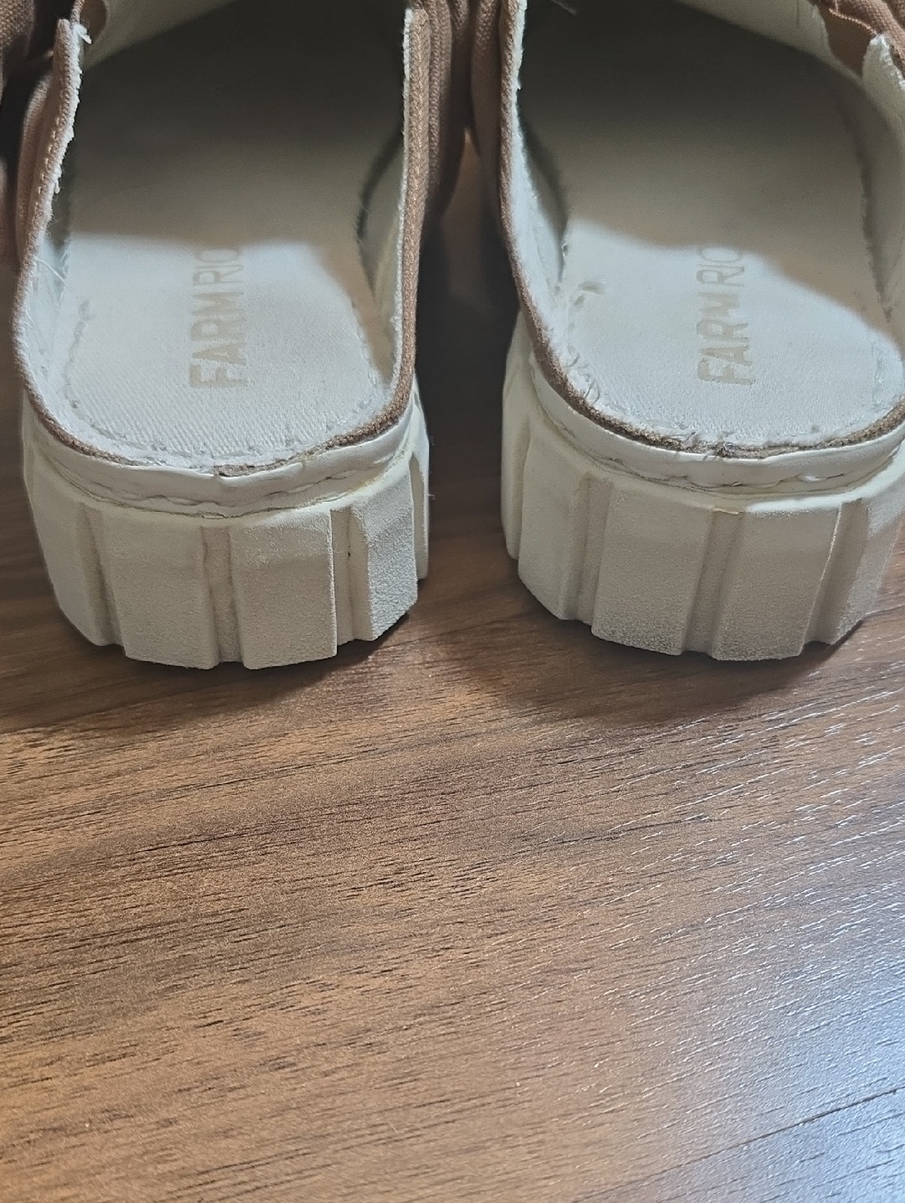 FARM Rio Canvas Platform Bow Mule Sneakers - Picture 5 of 11